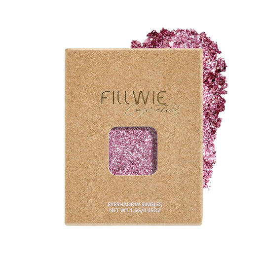 Chunky Glitter – Pink Pressed Glitter for Eyes, Lips, Face & Body – Long-Lasting Sparkle for Festival, Party, Cosplay, Makeup Looks – Layer as Eyeshadow Topper（Bubblegum Bling）