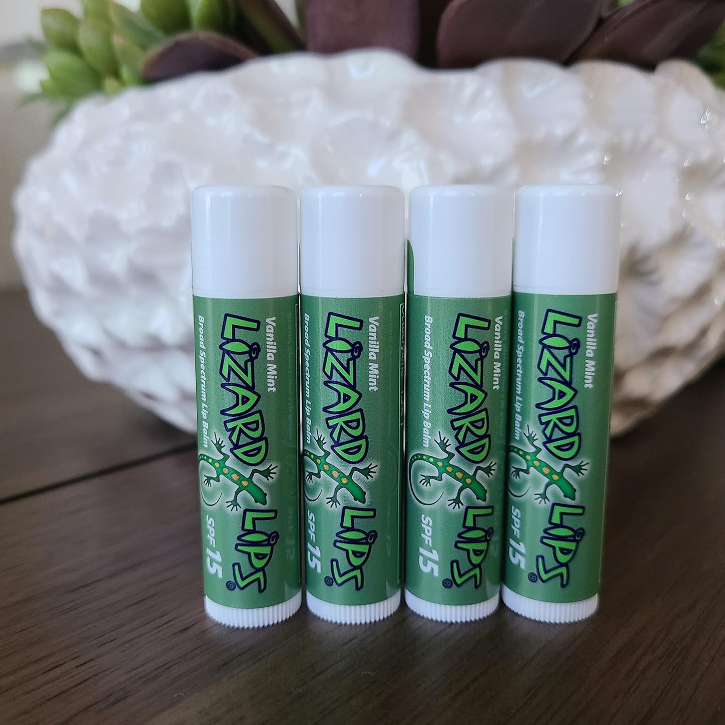 Lizard Lips SPF 15 Lip Balm (Vanilla Mint)