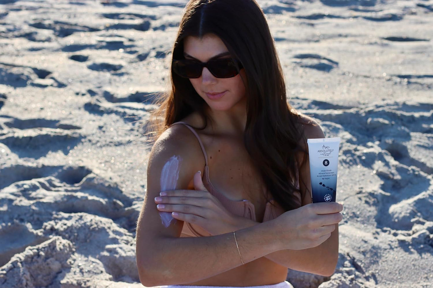 SPF 8 Mineral Sunscreen - Water Resistant Moisturzing Lotion for Body & Face - Non-Nano Zinc Oxide, Vitamin E - 3 Oz