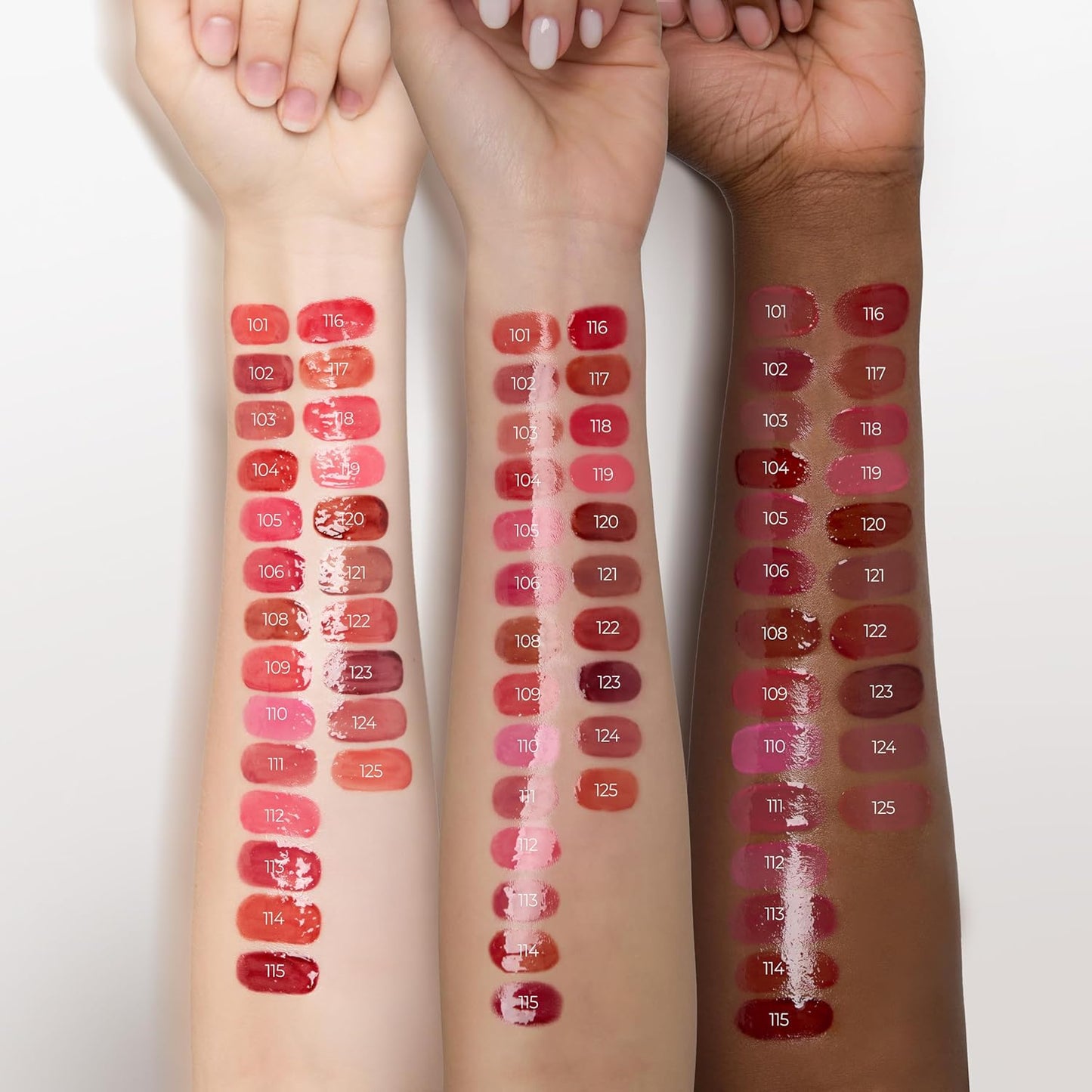 Laka Fruity Glam Tint, 4.5g/0.15 oz., Glowing Lip Stain with Wide Color Spectrum, Hydrating & Lightweight Texture, Long-Lasting Bold Stain, Non-Sticky, Vegan, K-Beauty (#121 Ash Nut)