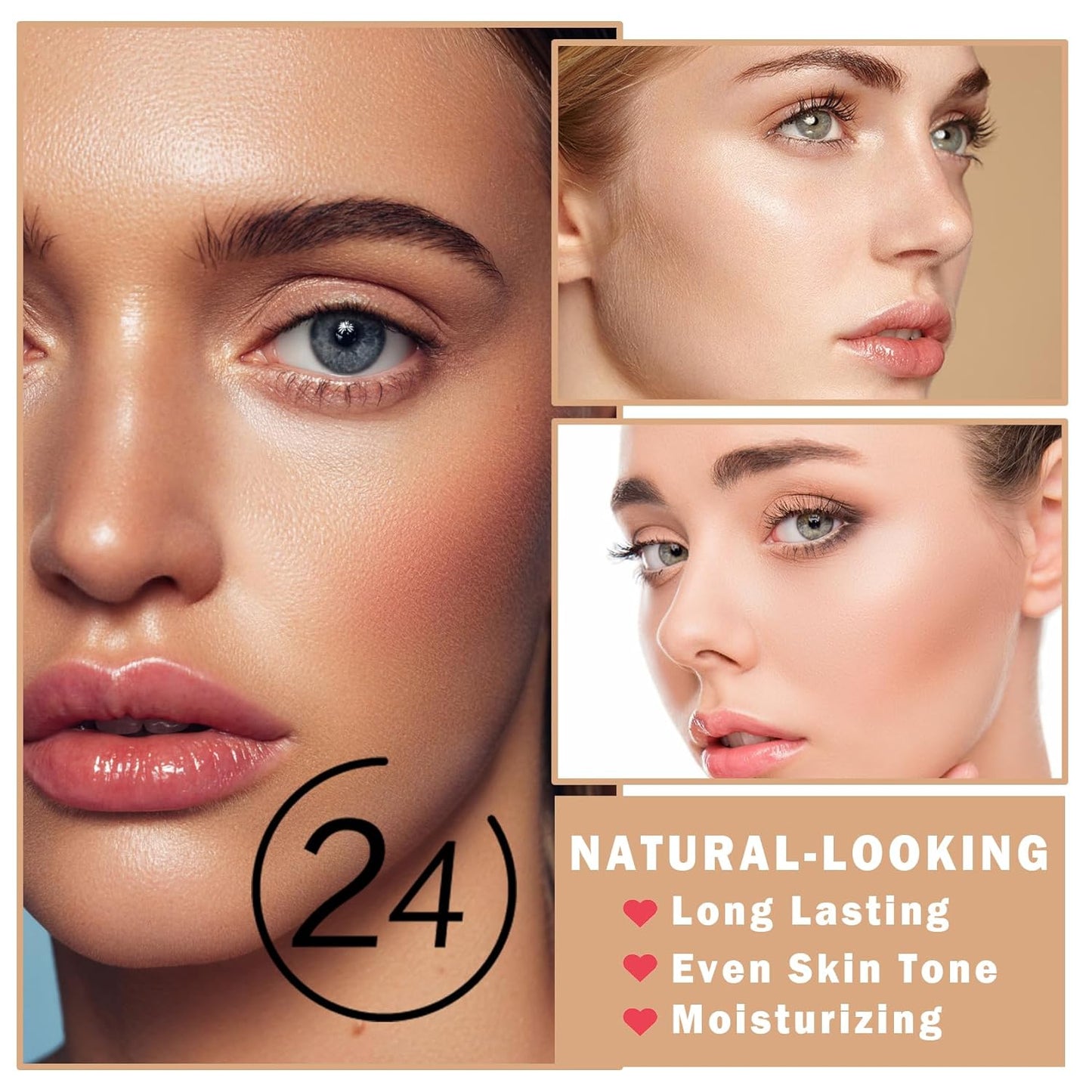 Color Corrector Palette Concealer Contour Palette Natural Brighten Long Lasting Highlighter Correcting Concealer Cream Foundation Palette For Flawless Skin Tone (Set B + Brush #270)