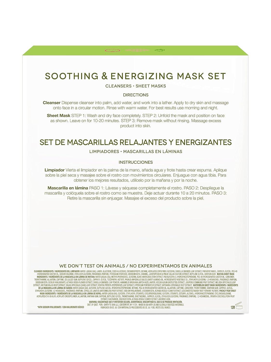 Earth To Skin Renew & Relax Essentials Set