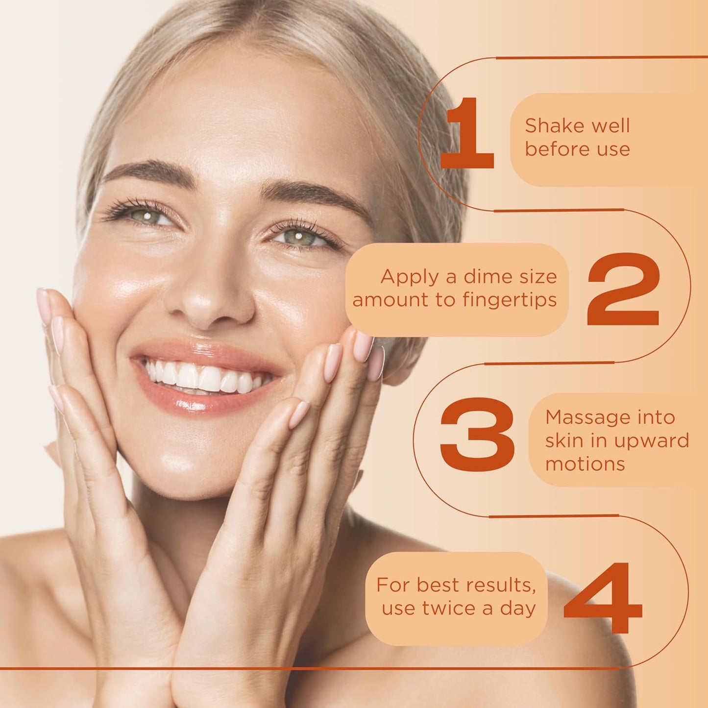 InstaNatural Vitamin C Face Serum, Brightens, Hydrates and Reduces Signs of Aging, with Vitamin C, Hyaluronic and Ferulic Acid, 1 FL Oz