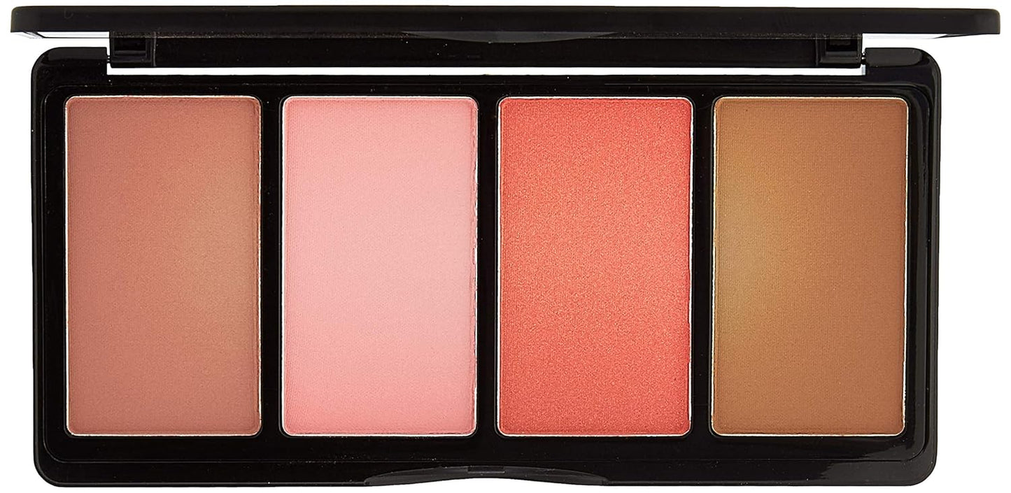 L.A. Girl Fanatic Blush Palette, Blushed Babe Pinks, 1 oz