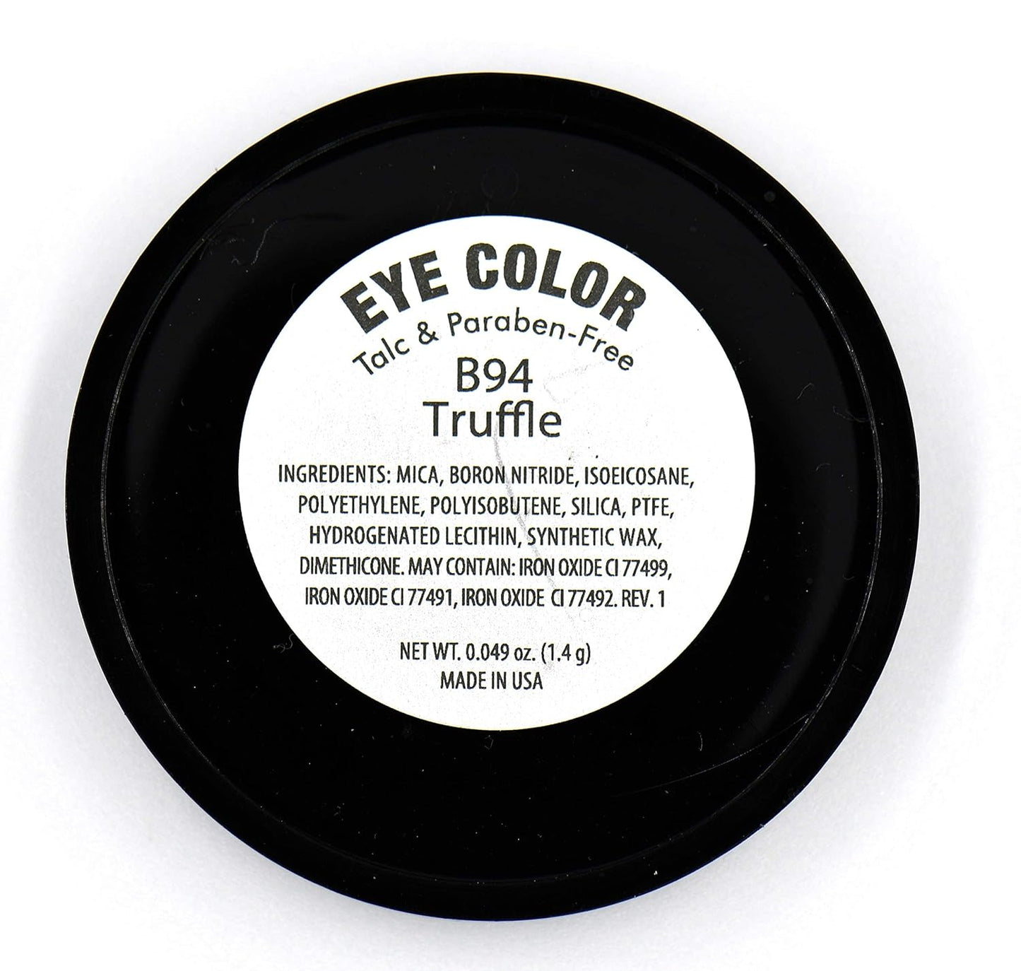 Truffle Chocolate Deep Dark Chestnut Cocoa Brown Shimmer Pressed Powder Single Vegan Eyeshadow; Talc, Paraben & Cruelty Free