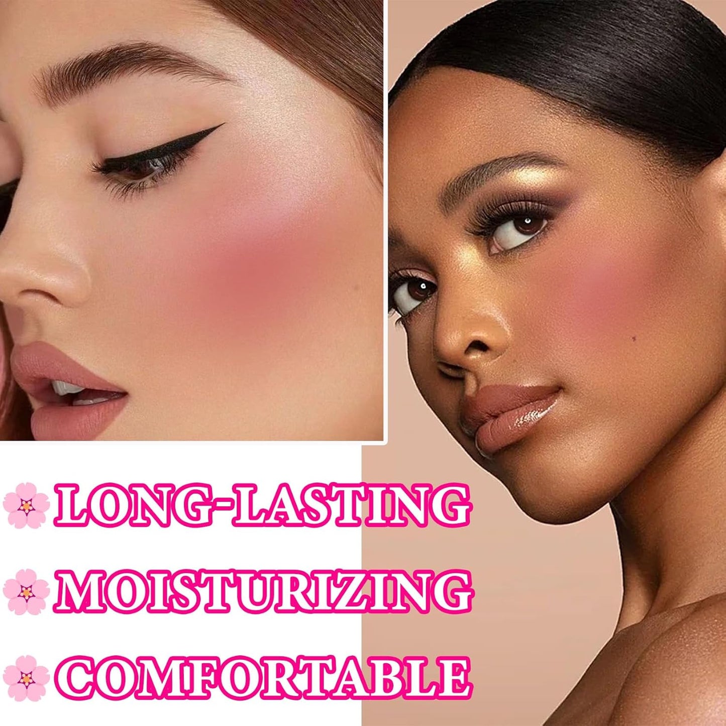 Cream Blush Stick,Blush Stick Long Lasting Non-greasy Multi Stick Blush for Women,Lightweight Concealer Waterproof Cream Blush Face Contouring Makeup Pen(05#)