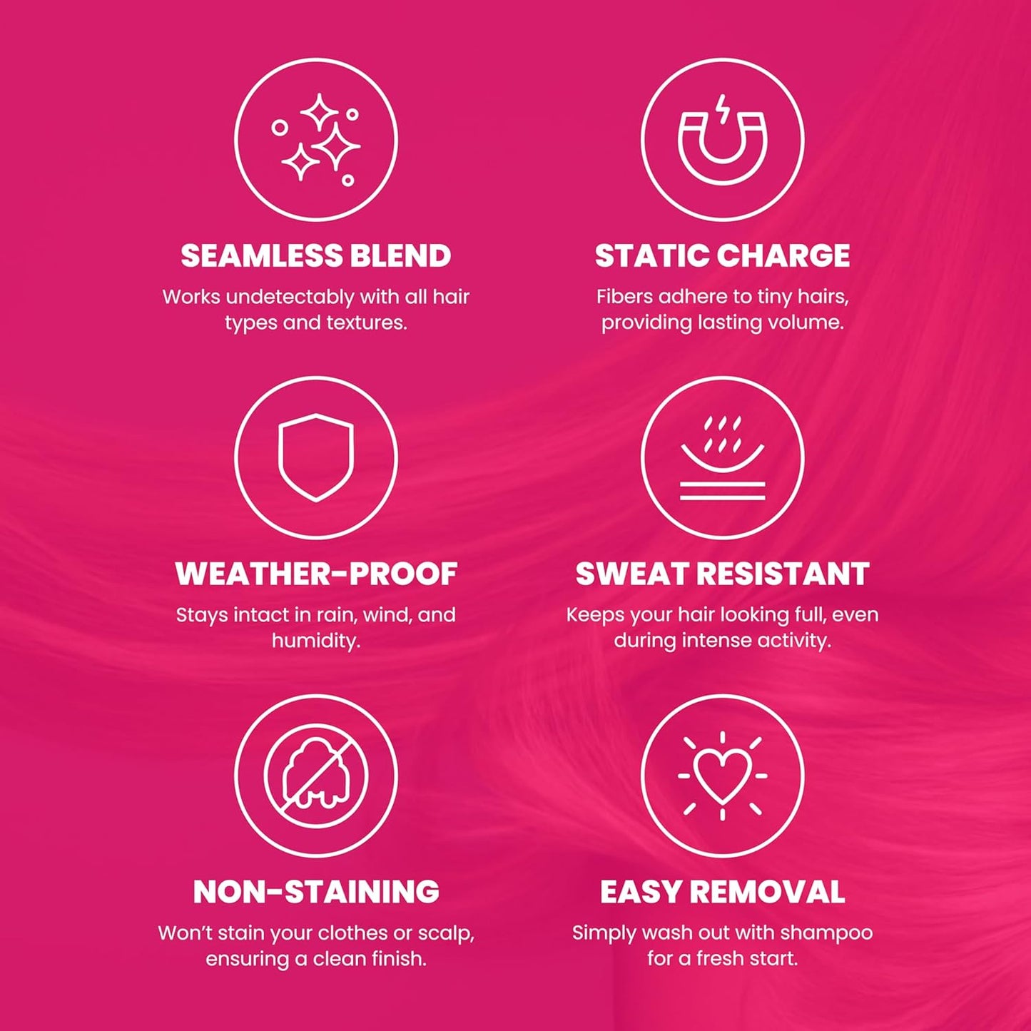 VELO Hair Building Fibers for Thinning Hair –MEDIUM BROWN Hair Fibers for Men & Women – Covers Bald Spots, Hairline Powder, Hair Thickening Fibers – Hair Filler Powder for Fuller-Looking Hair – 30g