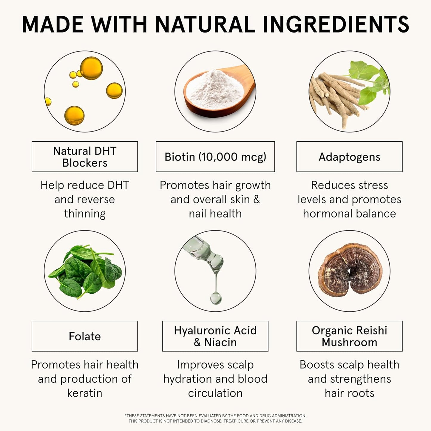 iRestore Hair Growth Supplement – Natural DHT Blockers & Multivitamin Blend – Vegan, Non-GMO, 90 Capsules – Supports Thicker, Stronger Hair for Men and Women – 2-Pack