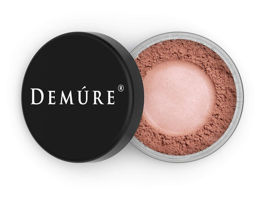 Demure Mineral Loose Powder Blush - Natural, Professional, Cruelty-Free Makeup (Satin Rose)