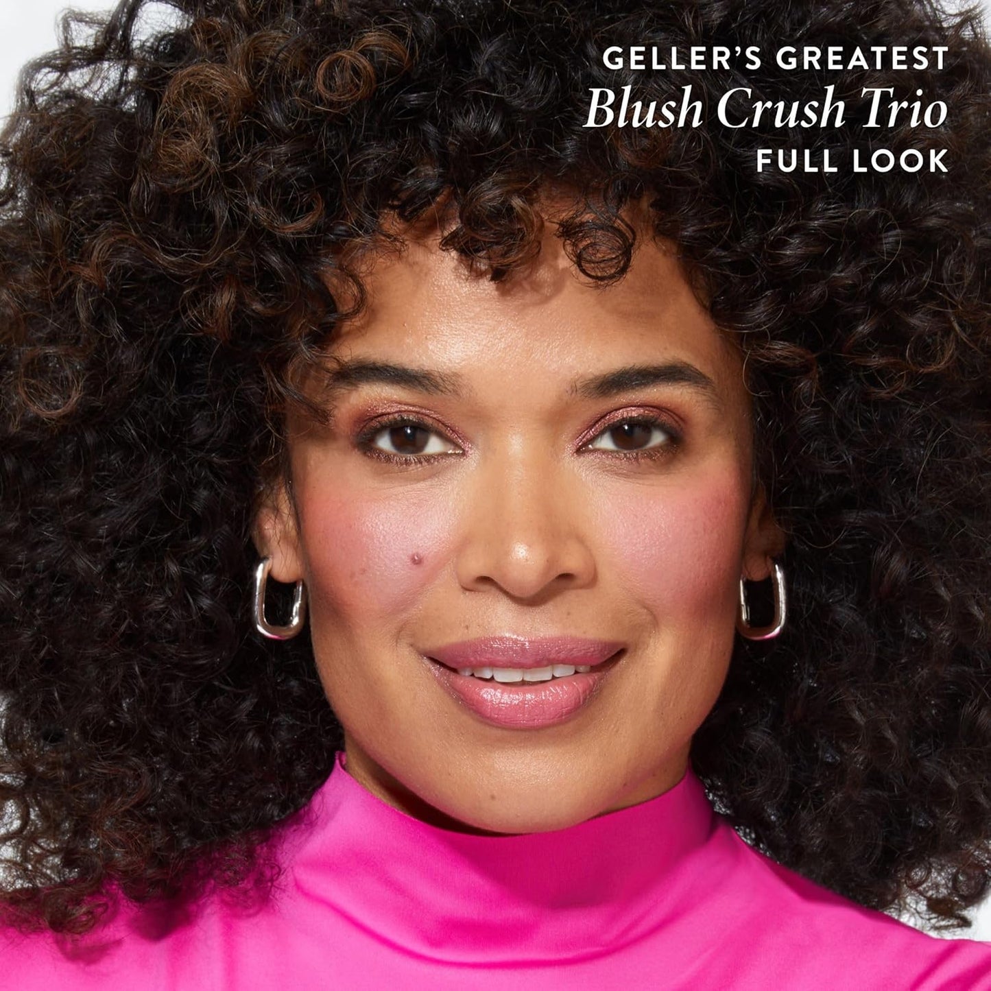 LAURA GELLER NEW YORK Geller's Greatest Blush Crush Baked Blush Trio - Sunswept, Pink Buttercream, Tropic Hues - Blush-n-Brighten Marbleized Blush Palette - All Skin Tones