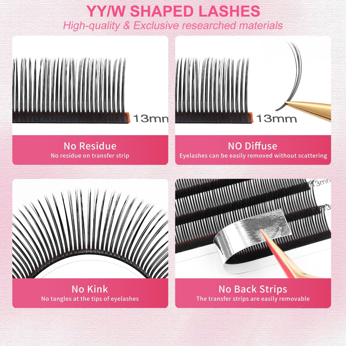 5D Flower Lash Extensions Spikes Lashes 0.07 Matte Black D Curl Lashes 15mm Volume Eyelash Extension Lash Trays Professional Use(5D Flower,0.07-D,15mm)
