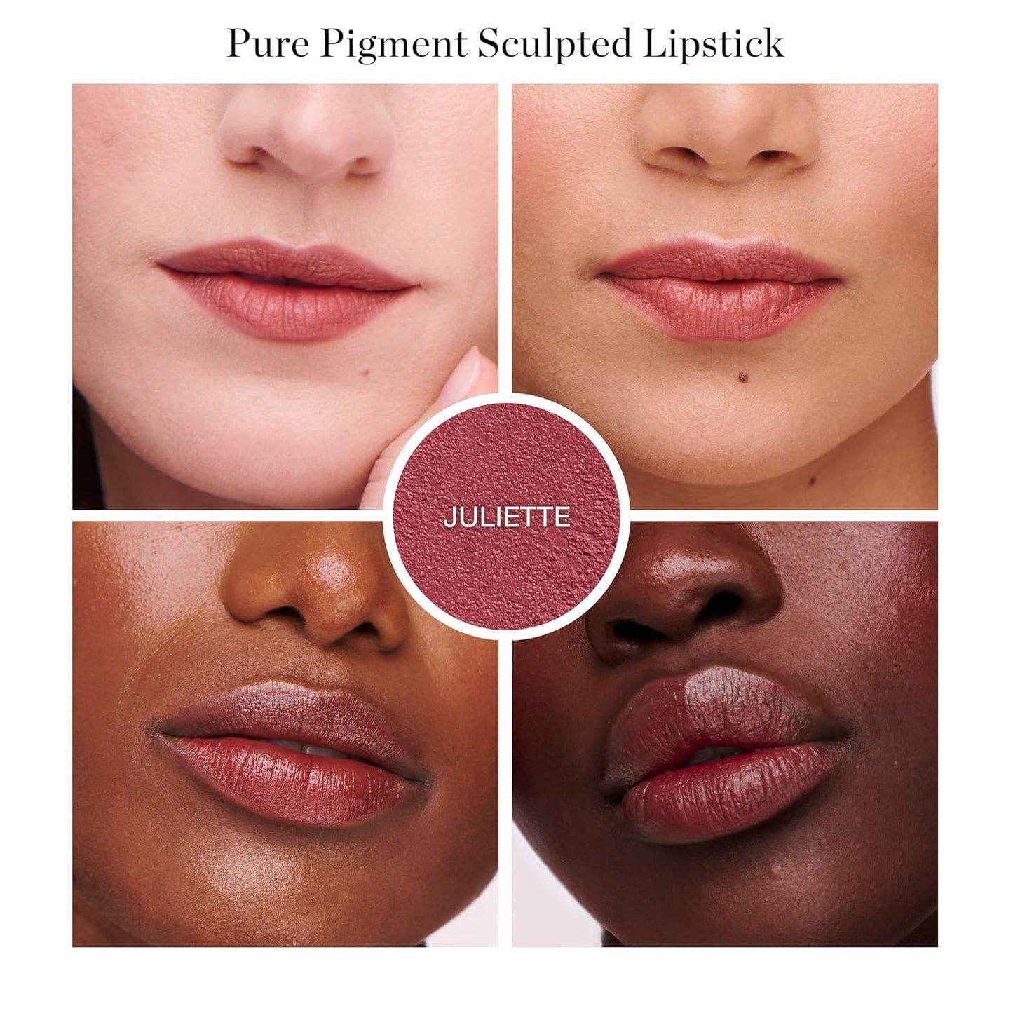 Ogee Full Bloom Sculpted Lipstick (Juliette) - Long Lasting Organic Lipstick with Jojoba Oil & Micro Hyaluronic Acid - 70% Organic Ingredients & Made in USA