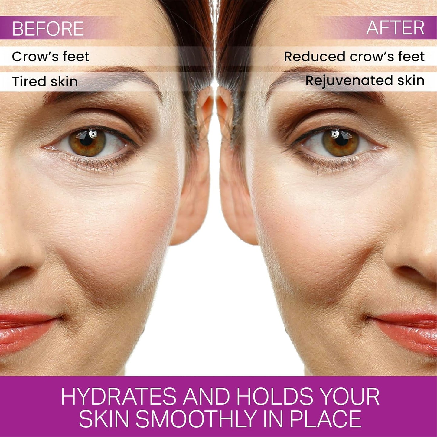 Furlesse Crows Wrinkle Patches, Overnight Eye Patches for Wrinkles and Crow’s Feet Lines, Non-invasive Anti-Wrinkle Patches, Anti-aging Skincare, 60 Patches, 30-Day Use