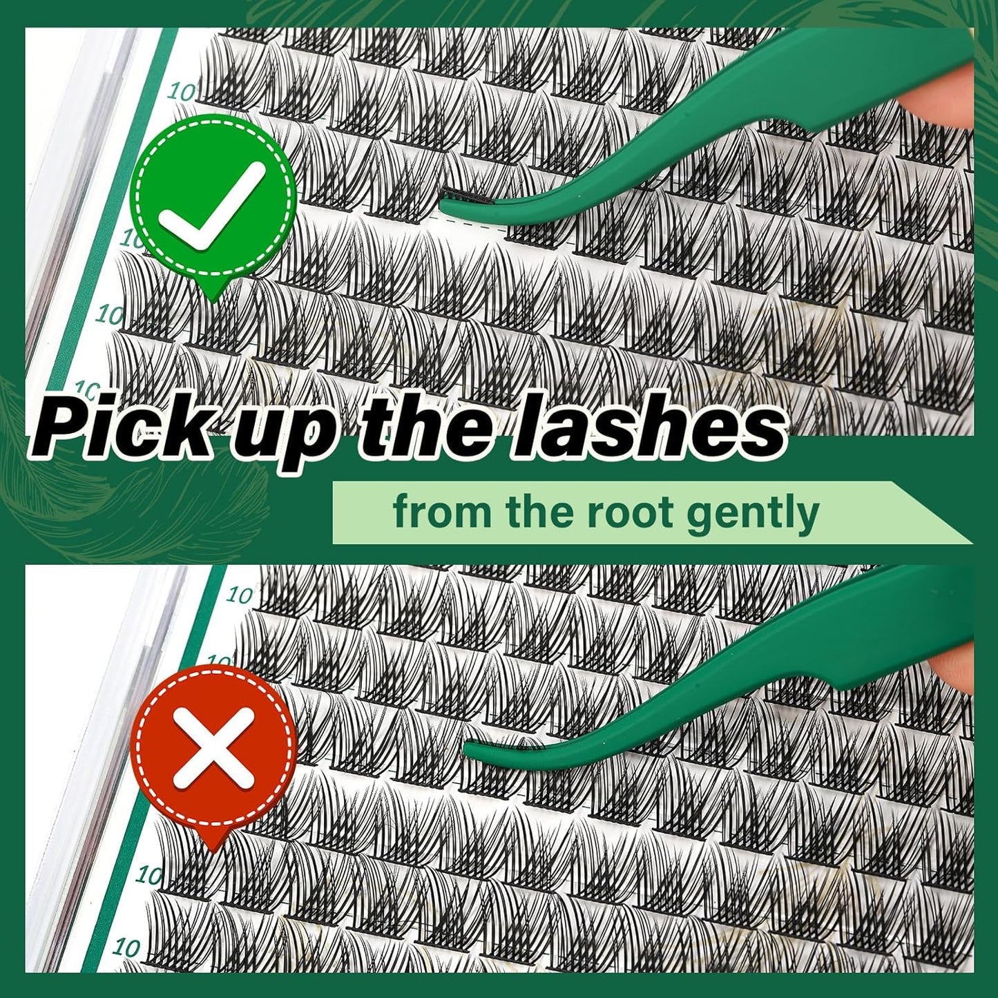 Lash Clusters 144pcs Individual Lashes D Curl 10mm Eyelash Clusters KEYYOU Air Touch Cluster Lashes Super Lightweight Soft Wispy Comfortable Easy DIY at Home(Air04-D-10mm)