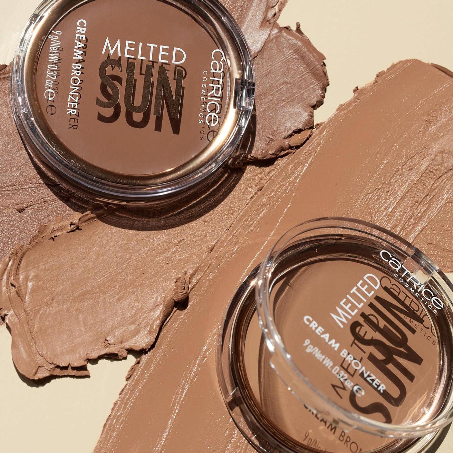 Catrice | Melted Sun Cream Bronzer, Easy to Blend Buildable Coverage for Long Lasting Bronzed Glow, Vegan & Cruelty Free, Without Parabens, Oil & Microplastic Particles (30 | Pretty Tanned)