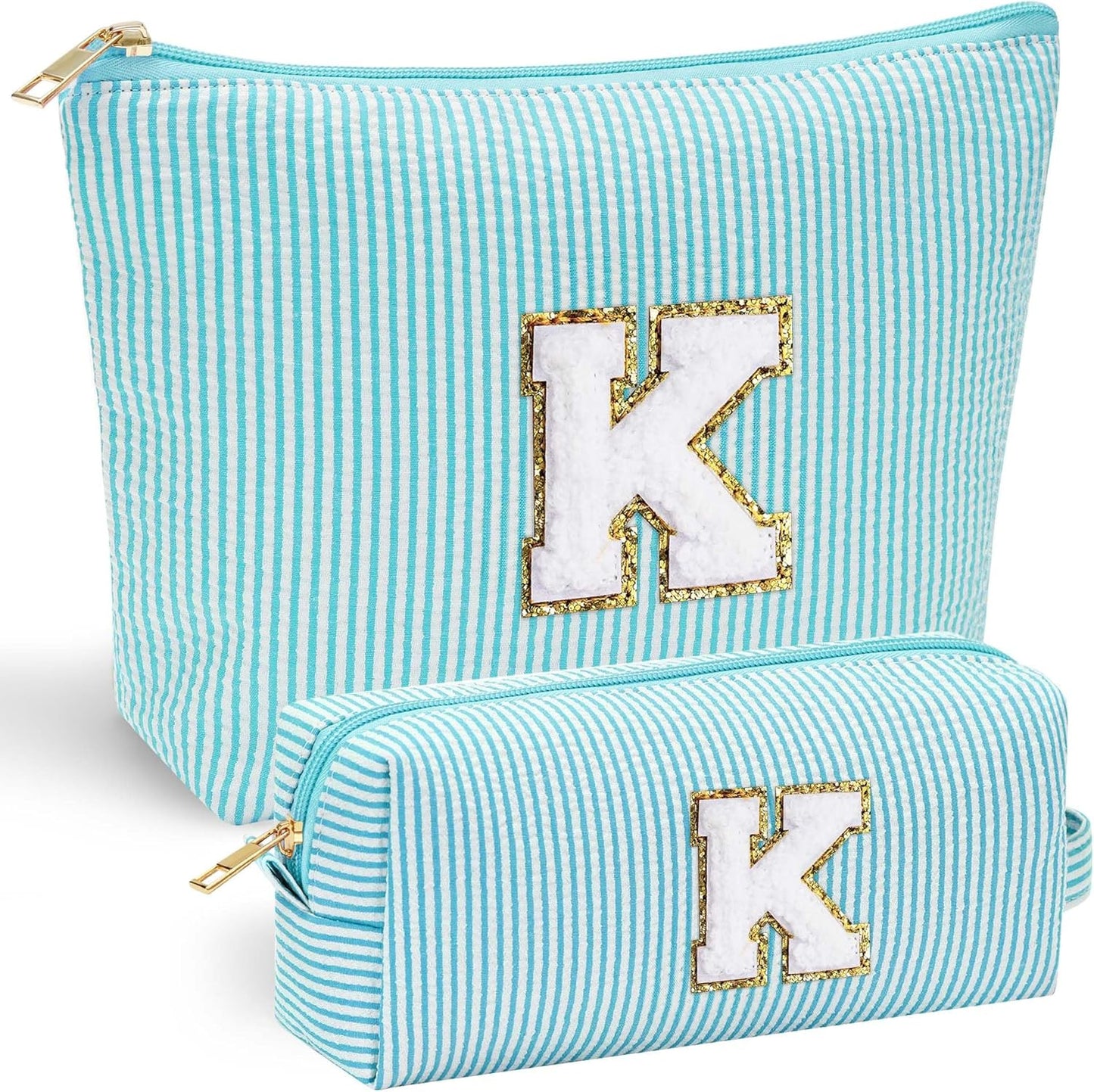 YOOLIFE Makeup Bag for Girls Teen Girl - Personalized Cute Makeup Pouch for Girlfriend Bridesmaid Wife | Cosmetic Travel Toiletry Bag for Friend | Birthday Gift Idea for Her Mom Gifts for Teen Girls K