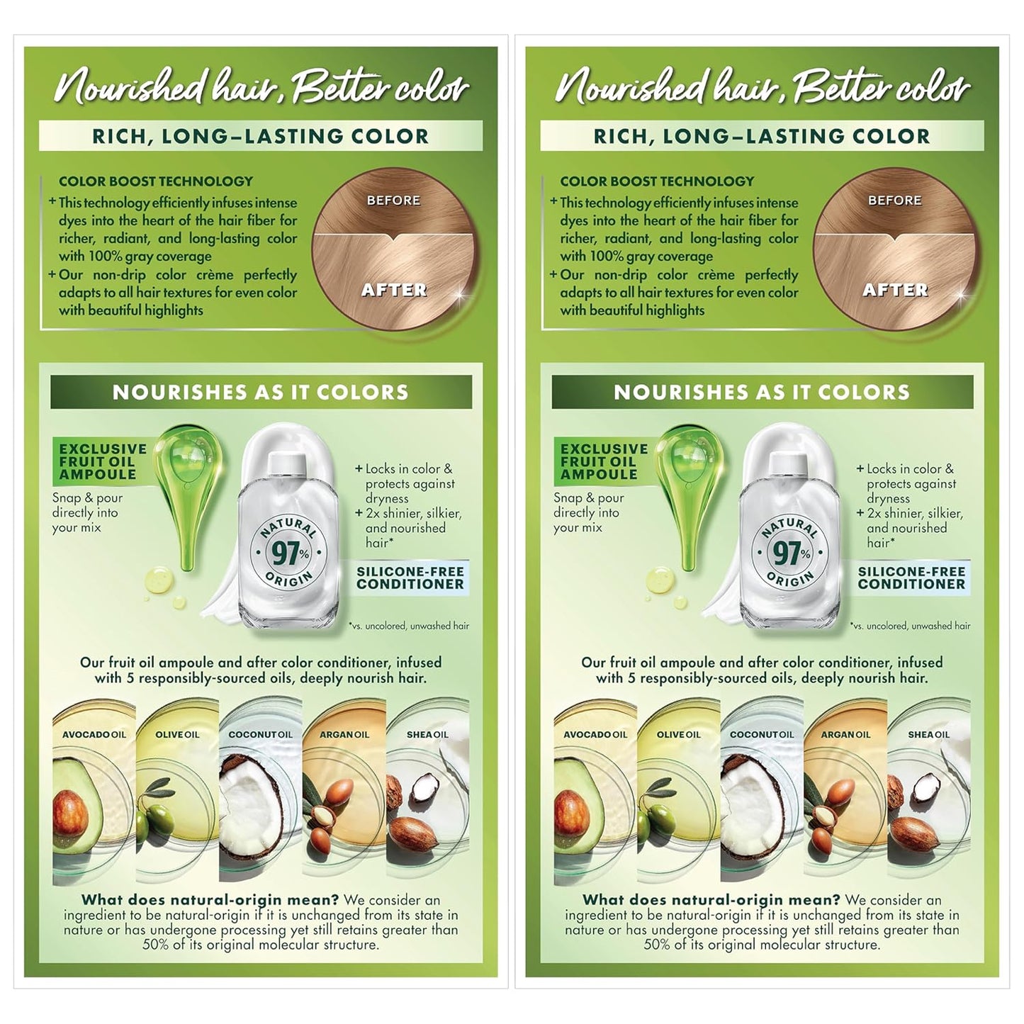 Garnier Hair Color Nutrisse Nourishing Creme, 111 Extra-Light Ash Blonde (White Chocolate) Permanent Hair Dye, 2 Count (Packaging May Vary)